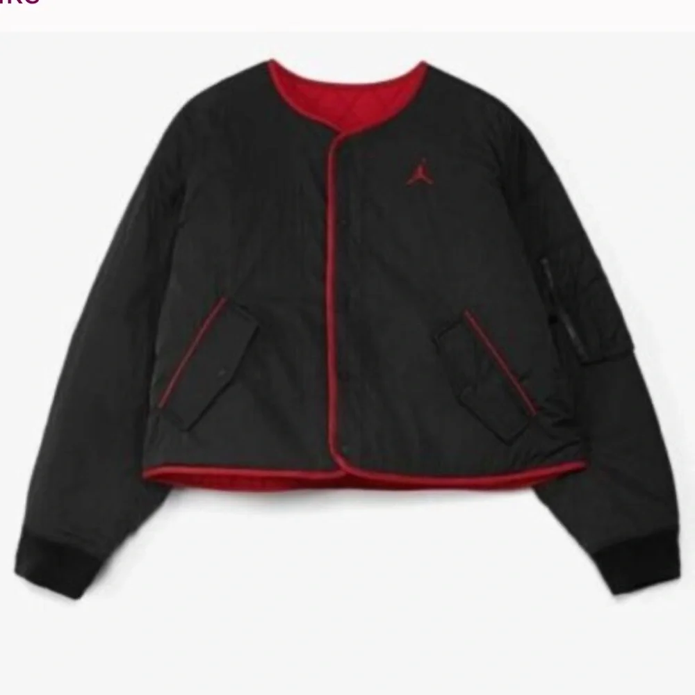 Nike Air Jordan Flight Cropped Bomber Reversible Jacket